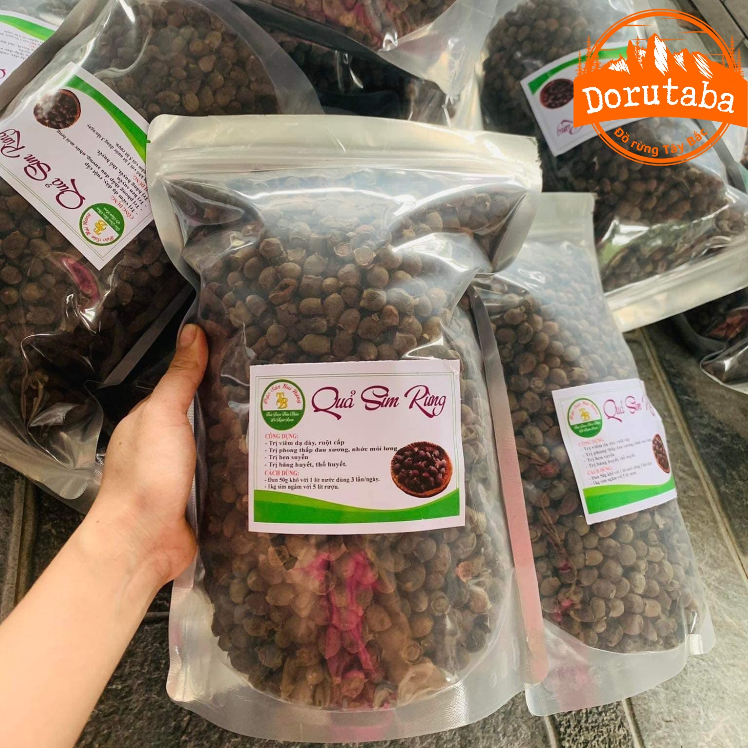 Quả sim rừng khô Tây Bắc ngâm rượu loại 1 thượng hạng, Sim rừng trực tiếp thu hái, phơi, sấy khô từ sim rừng tươi chín đen
