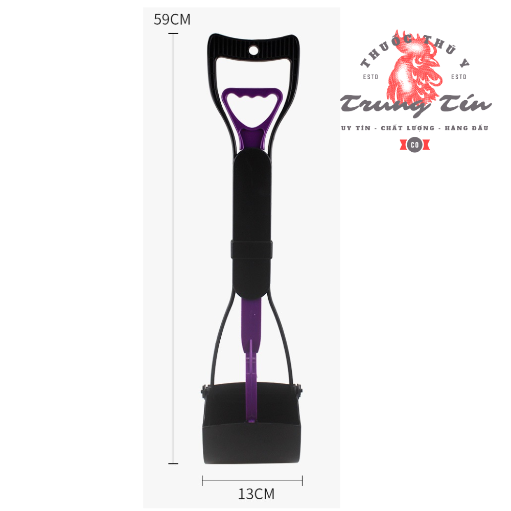 dụng cụ hốt phân dành cho chó mèo , tiện lợi (kích thướt dài 60cm)