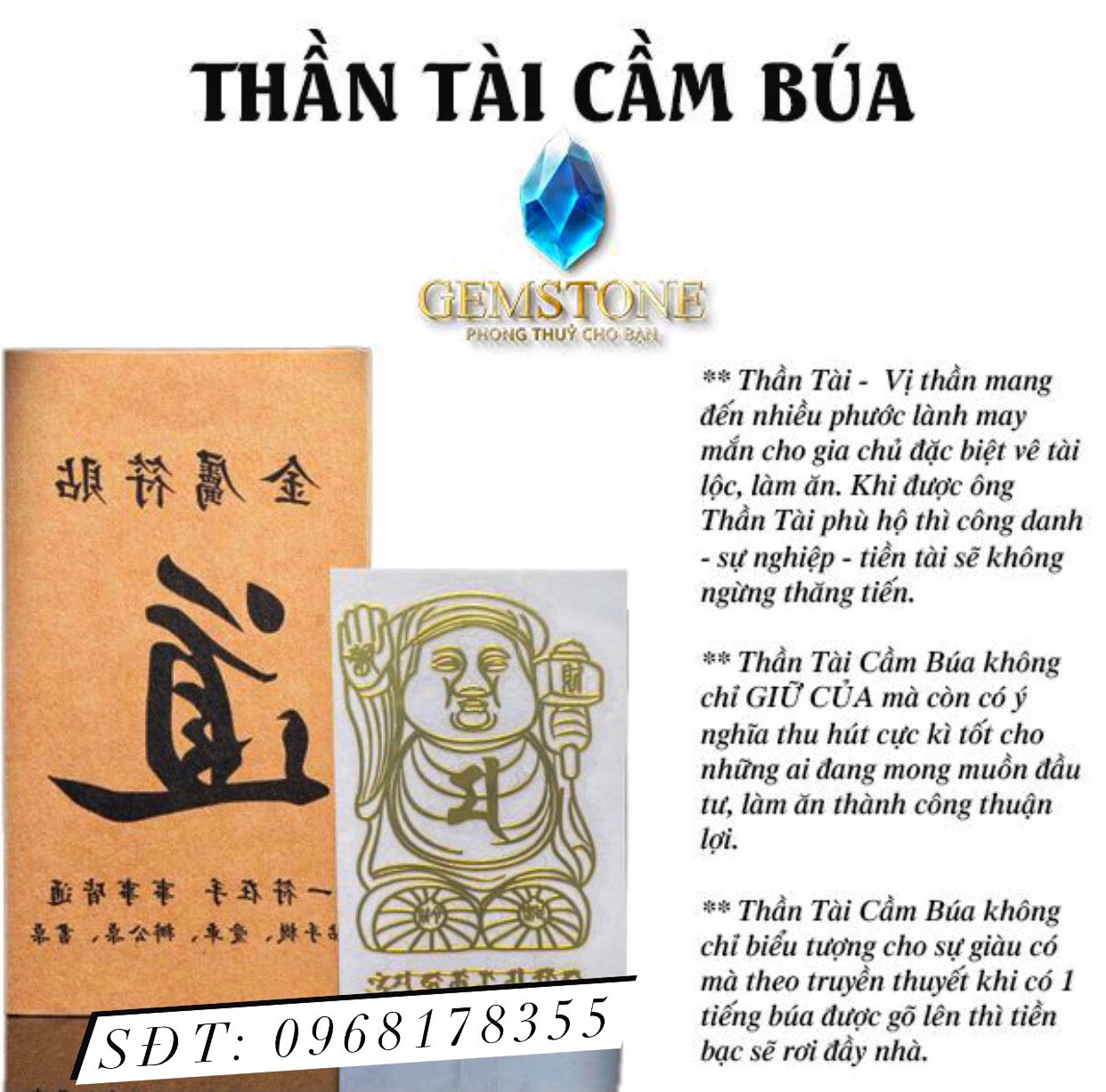 Linh Phù Dán Điện Thoại Tài Lộc May Mắn Bình An