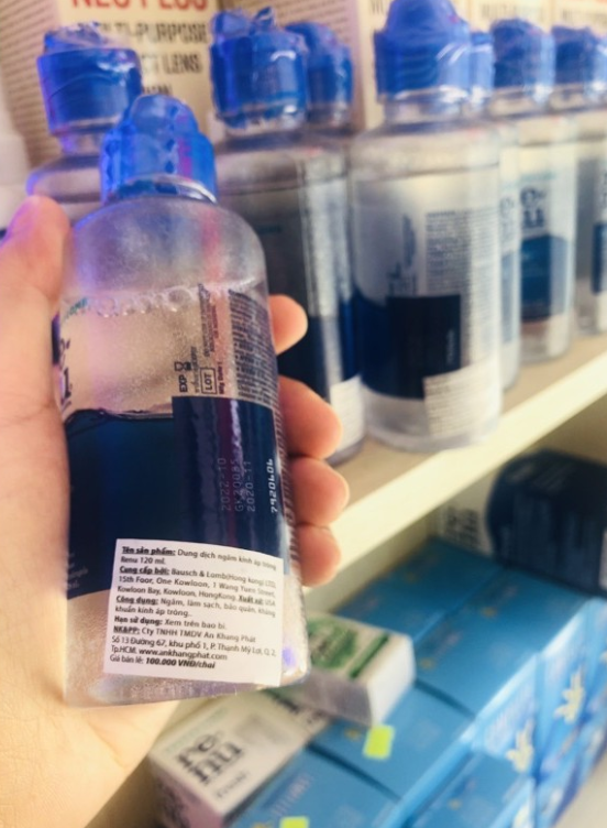 (Date xa) Ngâm kính áp tròng RENU FRESH 120ml (Bausch Lomb-Usa)