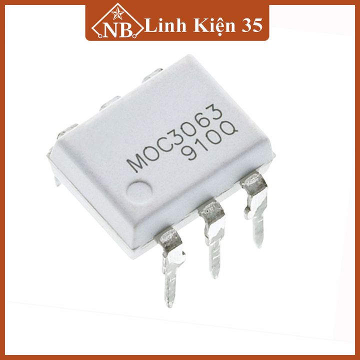 IC cách ly quang MOC3063 chân cắm DIP-6