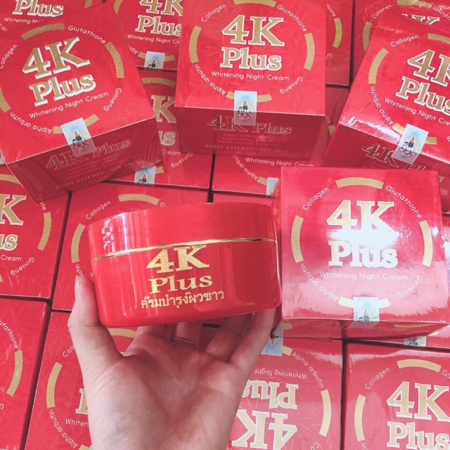 Kem Dưỡng Trắng Da Body 4K Plus Thái Lan - Mẫu mới