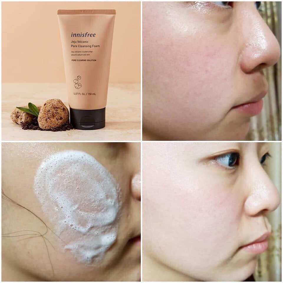 Sữa Rửa Mặt Tro Núi Lửa Innisfree Mẫu Mới Nhất
