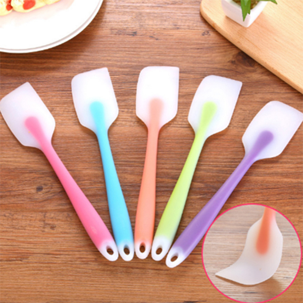 Cây vét bột spatula silicon đúc 28cm (phới silicon) dùng trộn bột, xúc bột, vét bột
