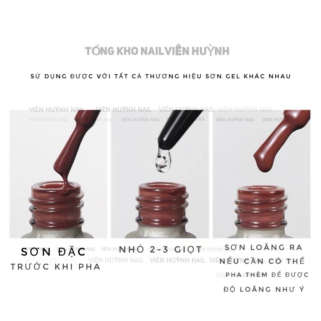 Nước pha sơn gel - nước làm loãng sơn gel bị đặc