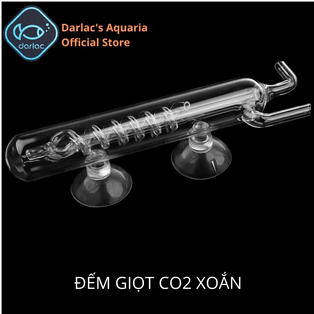 Đếm giọt CO2 xoắn ốc kiểu dáng ADA