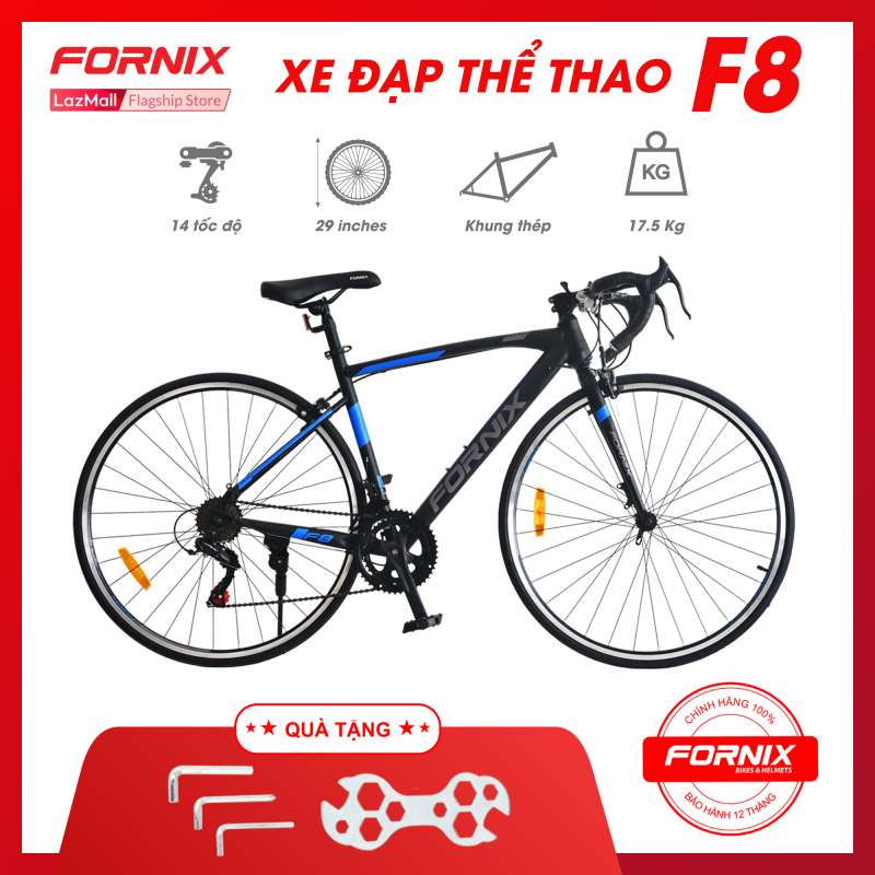 Mua Xe đạp thể thao Fornix F8 - Vòng bánh 700C (KÈM SÁCH HƯỚNG DẪN)- Bảo hành 12 tháng  +Tặng(  Bộ lắp ráp)
