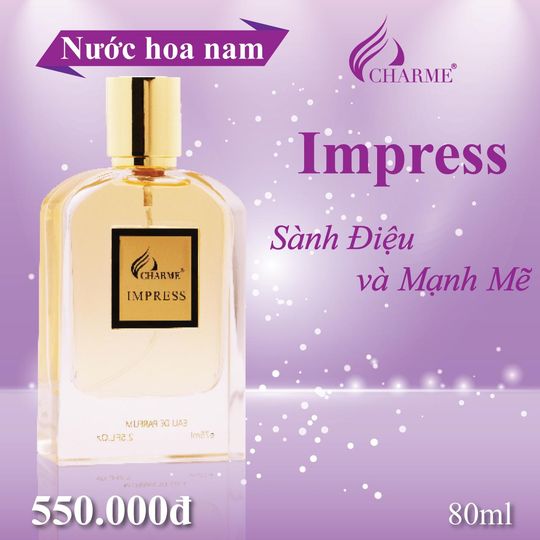 [ Chính hãng ]Nước hoa Charme_IMPRESS 75ml