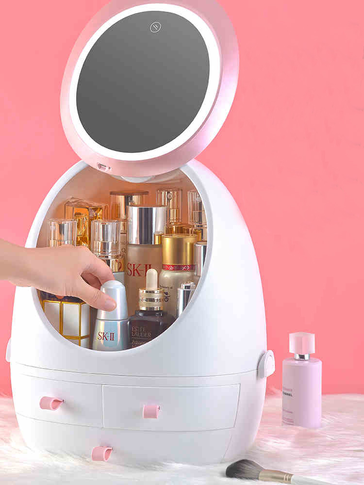 HỘP MỸ PHẨM DI ĐỘNG CÓ GƯƠNG