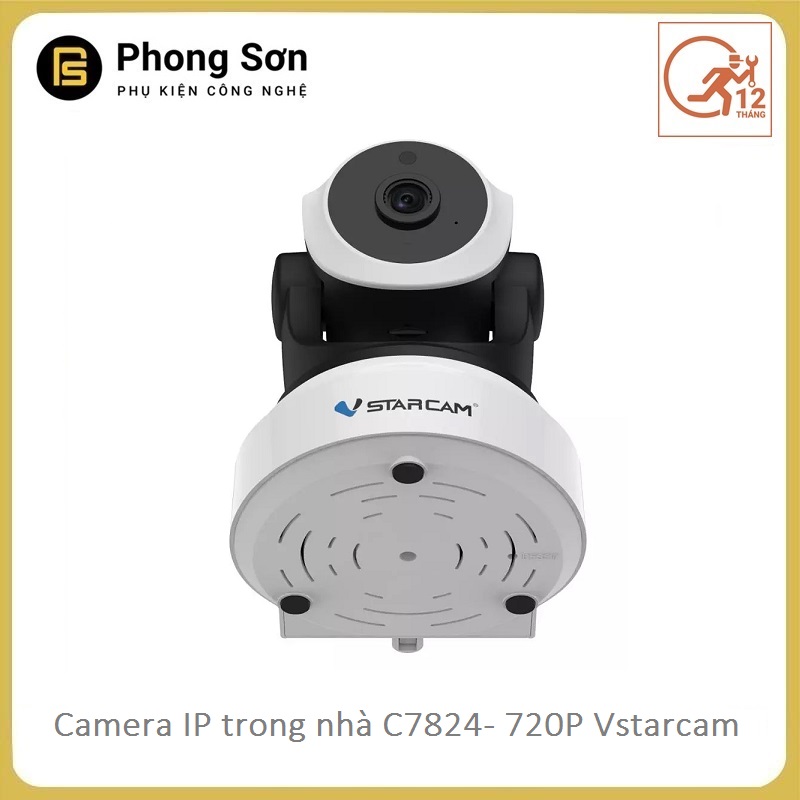 Camera wifi ip C7824 720P Vstarcam (Tặng thẻ 64GB)