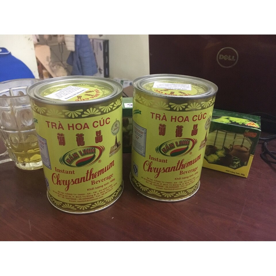 [HCM]Combo 2 Trà Hoa Cúc Hòa Tan Hán Linh 400g T90