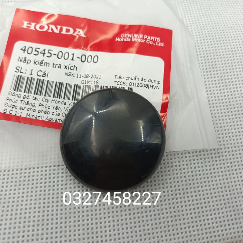 Nút nắp kiểm tra hộp xích, sên Cacte xe máy Honda zin chính hãng