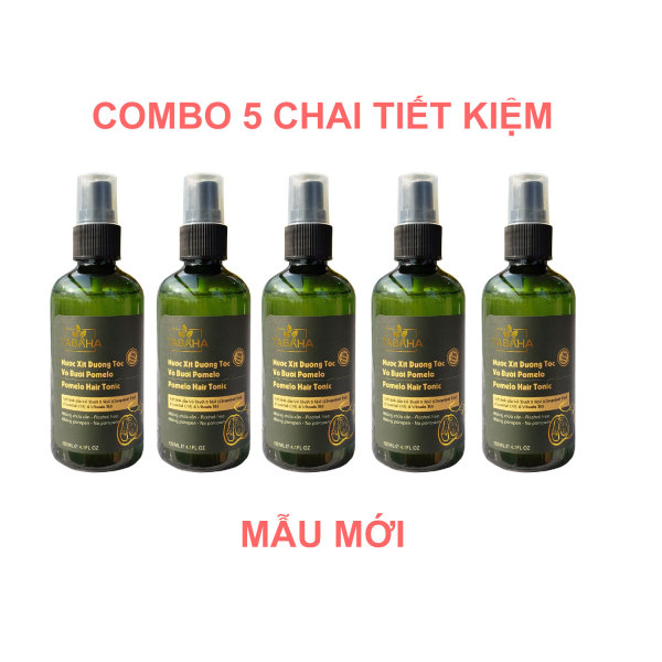 [HCM]Bộ 5 chai xịt dưỡng tóc Tabaha Pomelo tinh dầu vỏ bưởi 120ml