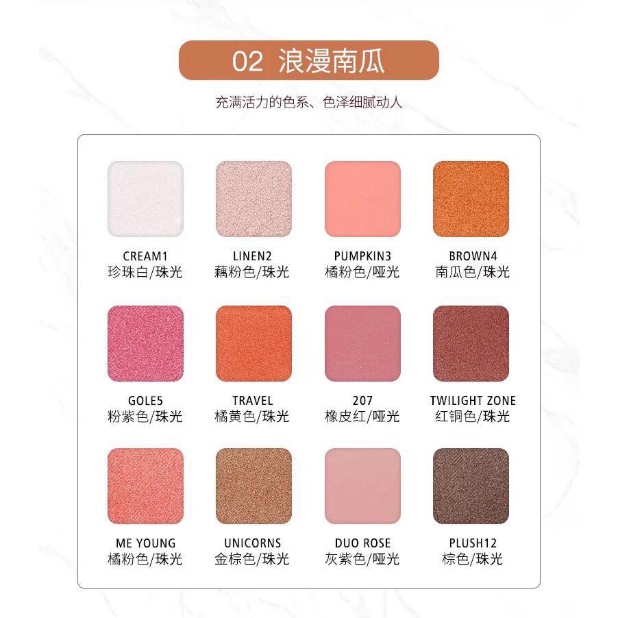 Phấn mắt 12 ô LAMEILA