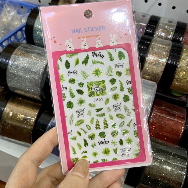 Sticker mới về phụ kiện nail