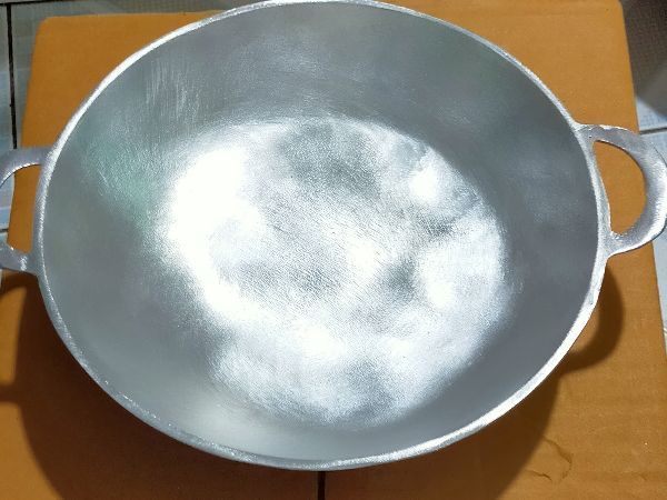 Chảo gang đáy vũng chiên bánh xèo dk30cm