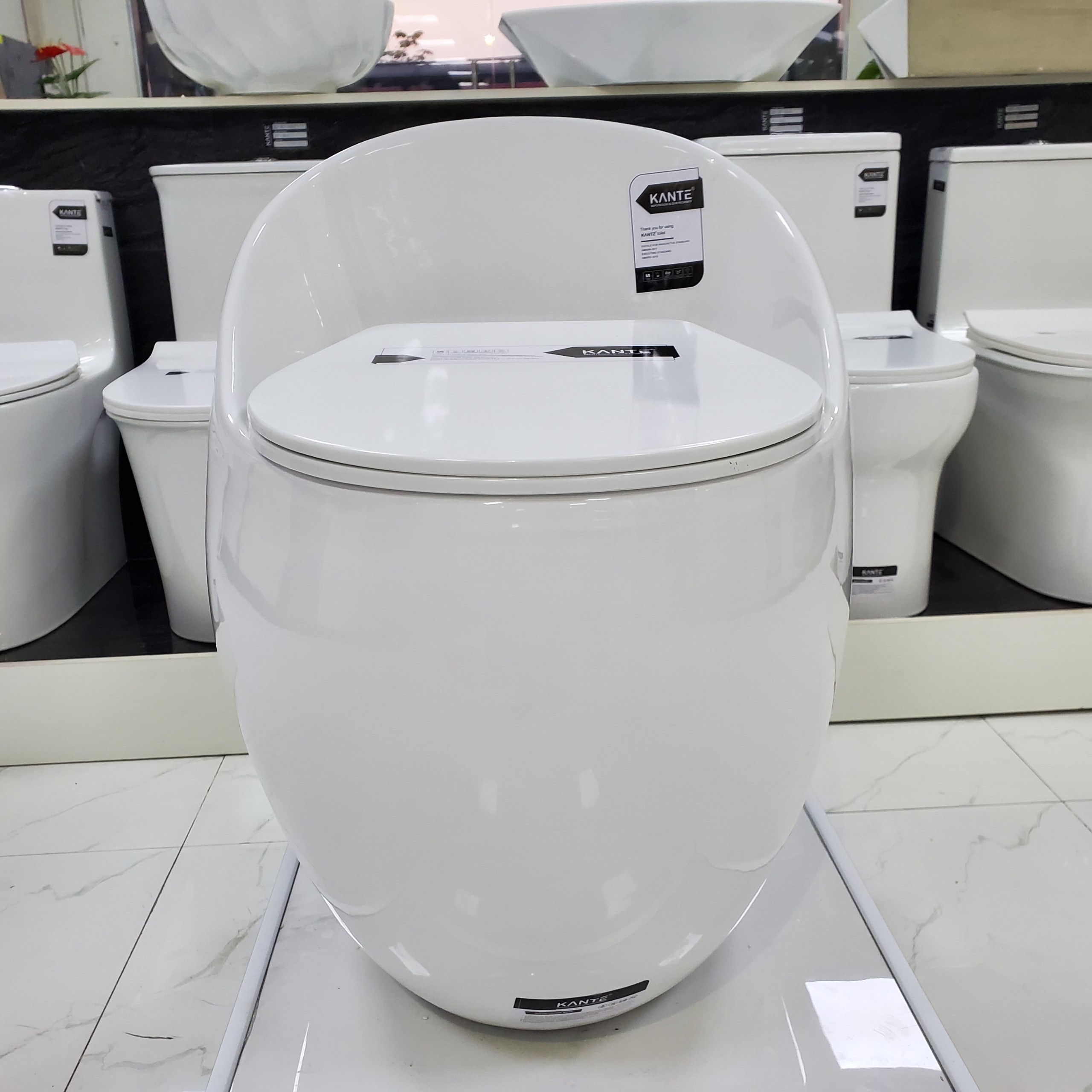 Bồn cầu quả trứng KANTE-8888