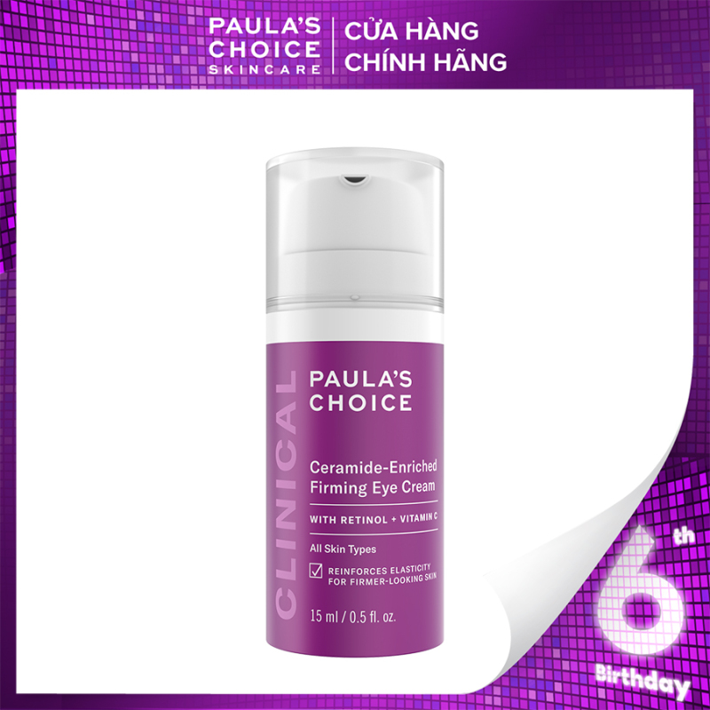 Kem Dưỡng Mắt chống chảy xệ và xóa bọng mắt Paulas Choice Clinical Ceramide – Enriched Firming Eye Cream 2160 giá rẻ