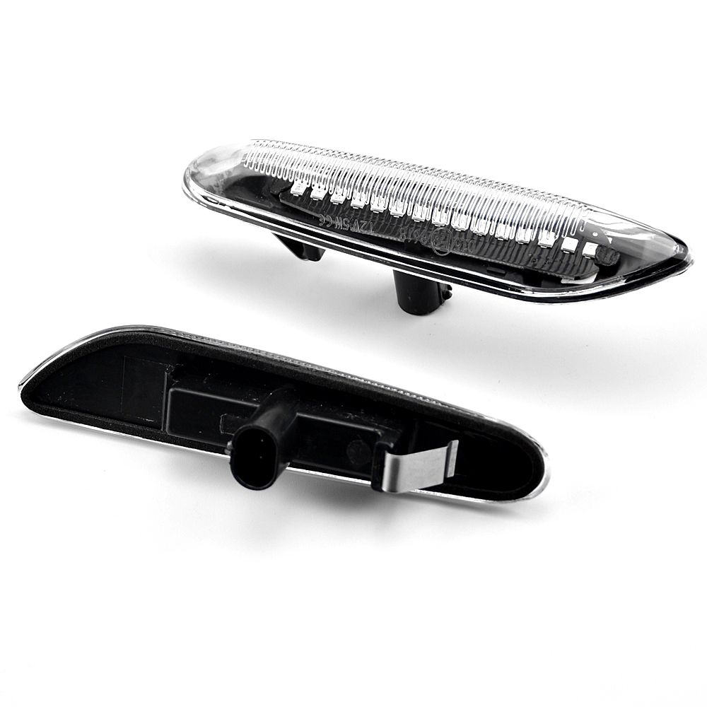 Năng động chảy tuần tự dẫn bên đánh dấu ánh sáng đèn rõ ràng cho BMW E46 E60 E61 E81 E82 e83 e84 e87 E90 E91 E92 e93