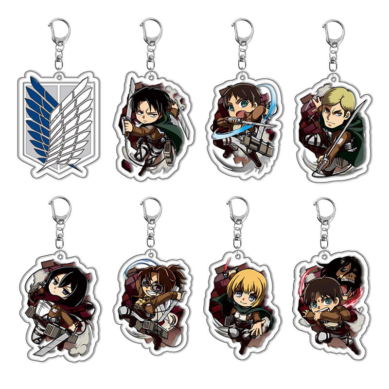 Móc khóa mica anime Attack on Titan [T69 Shop]