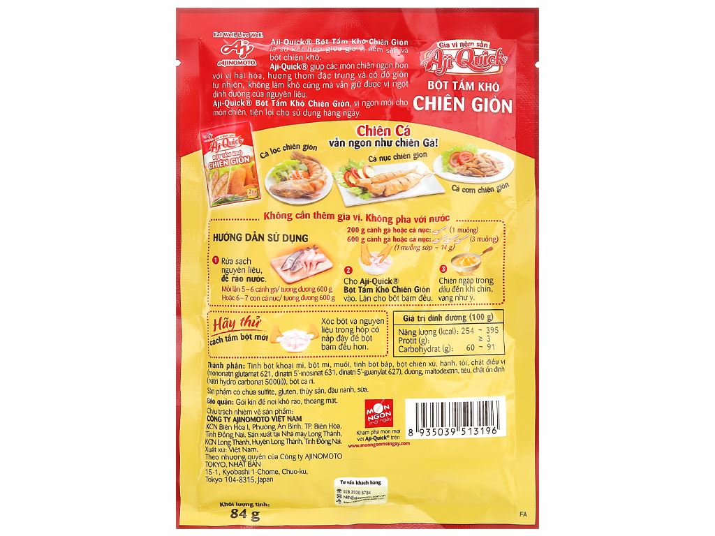 Bột chiên giòn Aji-Quick