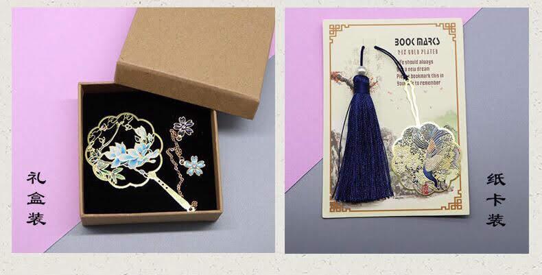 Bookmark chặn sách kim phiến