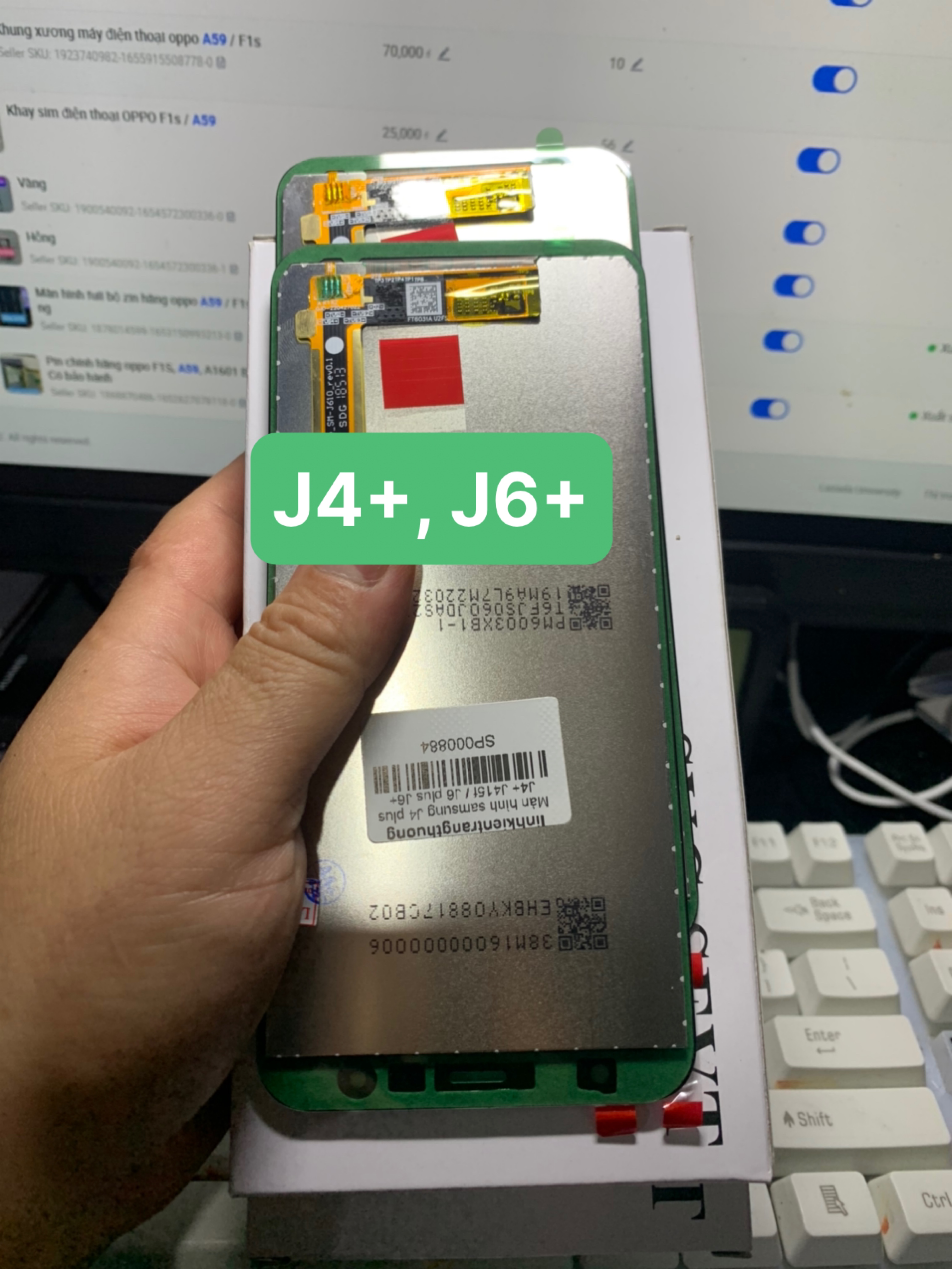 Màn hình samsung j4 plus j4+ j415f / j6 plus j6+ j615f / j4 core j410f
