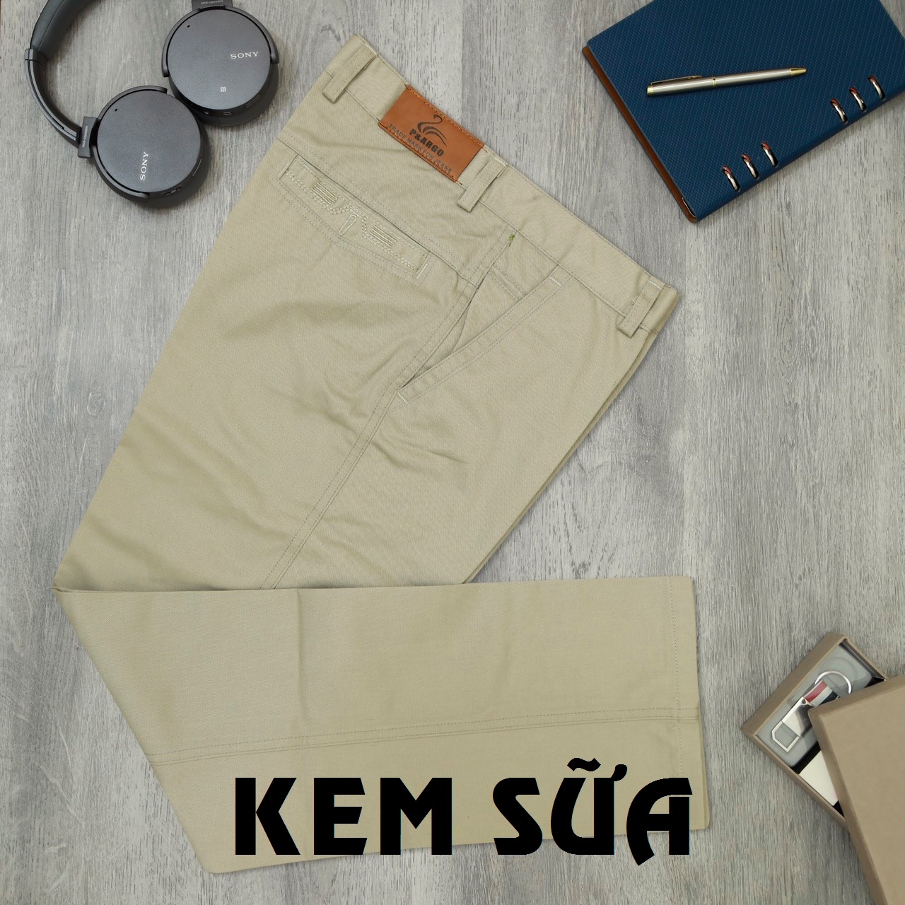 Quần Kaki Nam Trung Niên Size 35-36