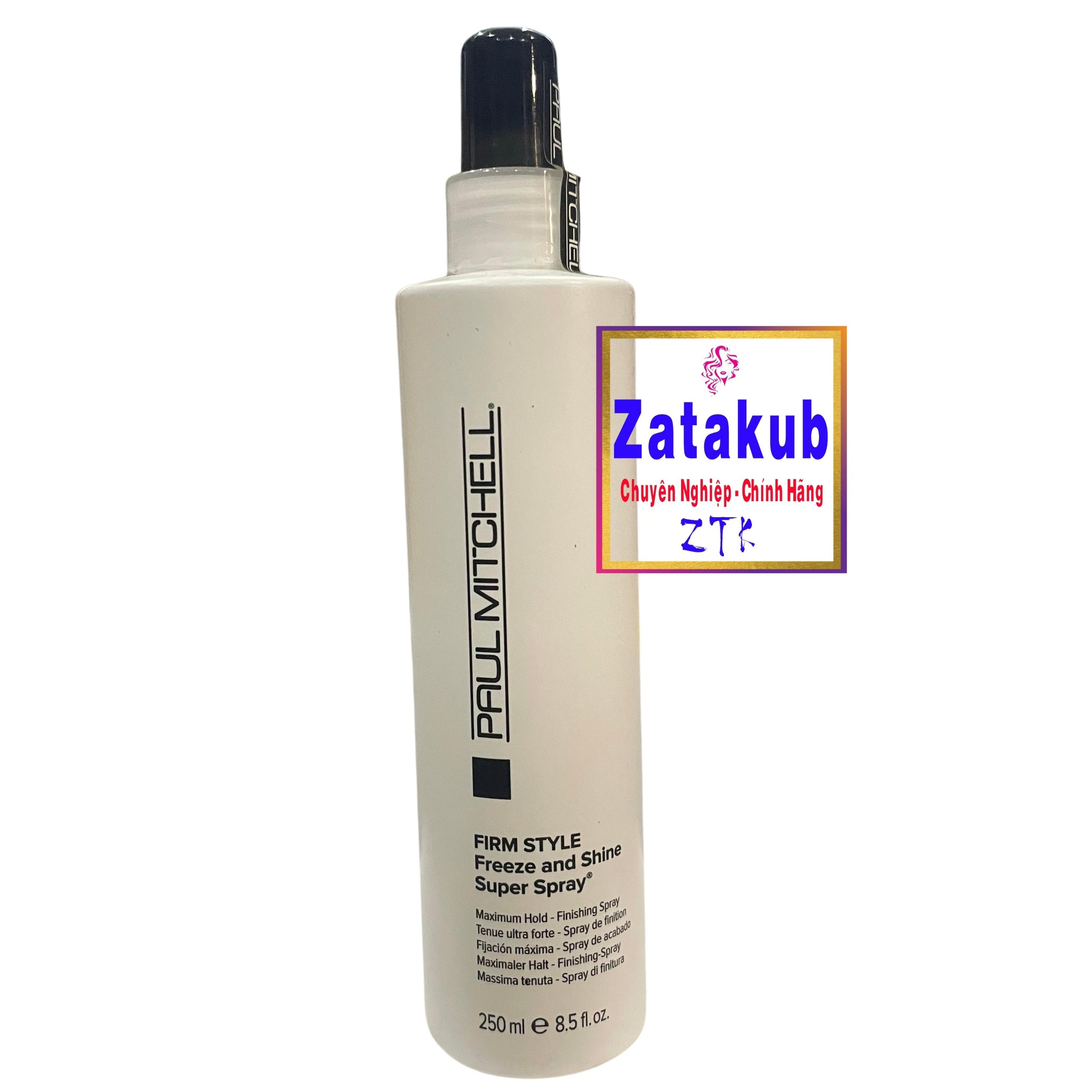 Keo xịt Paul Mitchell tạo kiểu cứng và sáng bóng Freeze and Shine Super Spray 500ml