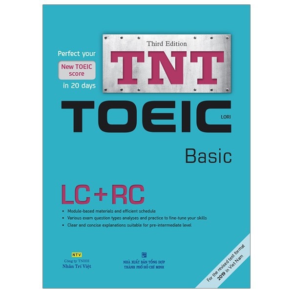 NS Minh Tâm - Sách - TNT Toeic Basic LC + RC (bản thứ ba) (kèm 1 đĩa MP3)