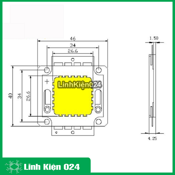 Led công suất 12v 20w ánh sáng trắng