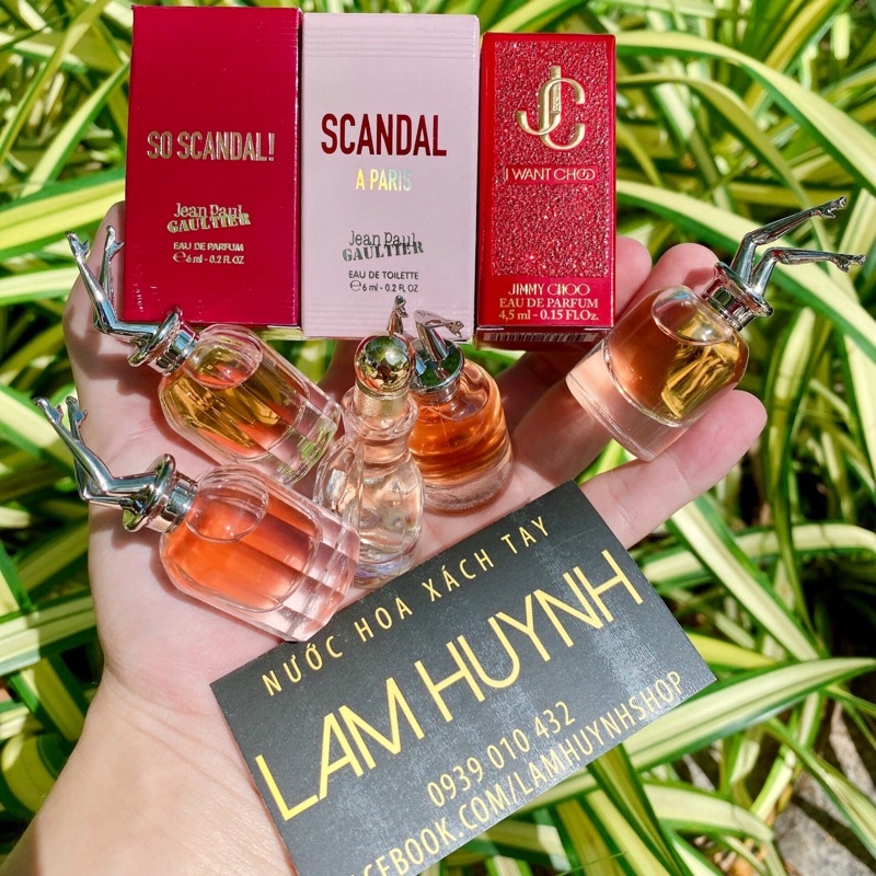 [ CHÍNH HÃNG] Nước hoa mini SCANDAL Jean Paul Guiltier 6ml