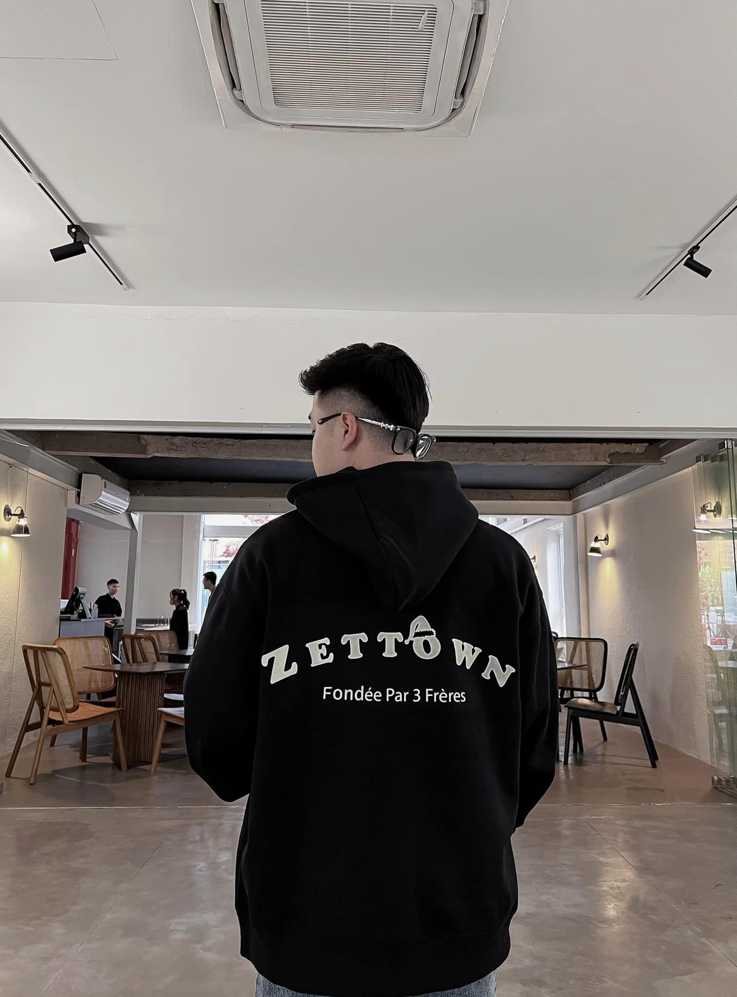 Áo hoodie Unisex Lanorm Basic nam nữ oversize form rộng màu