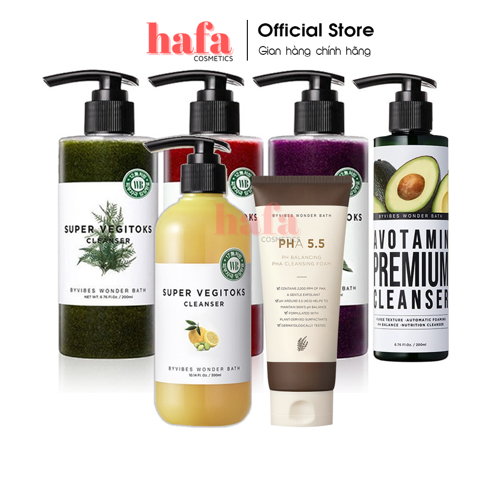 Sữa Rửa Mặt Rau Củ Bybibes Wonder Bath Super Vegitoks Cleanser