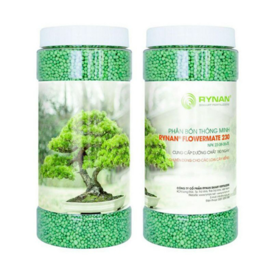 Phân bón thông minh tan chậm rynan 23-08-08. lọ 1,25kg