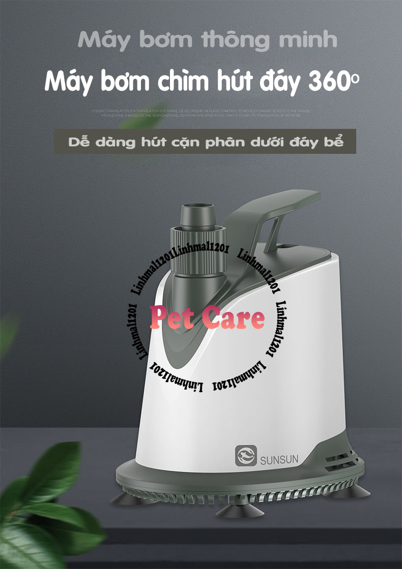 Máy bơm chìm hút đáy bể cá XGP nội địa cao cấp