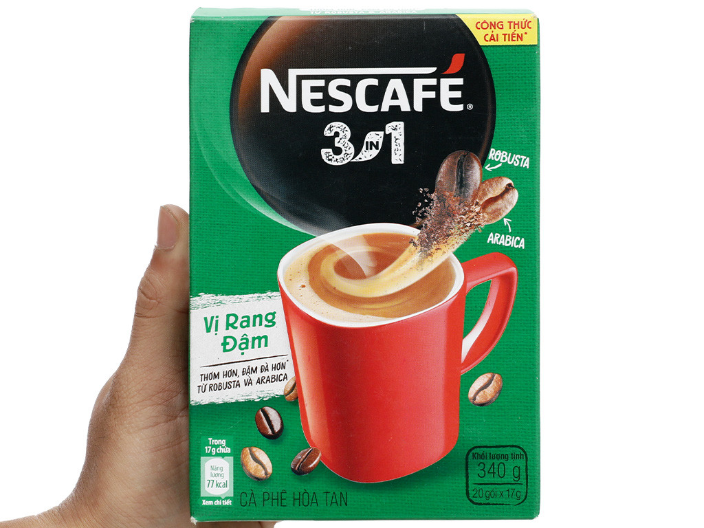 Cà phê sữa NesCafé 3 in 1 đậm vị cà phê 288g