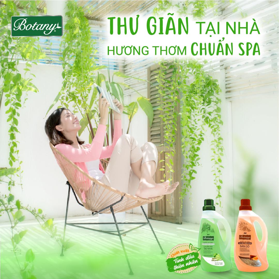 Nước Lau sàn Botany - tinh dầu sả chanh