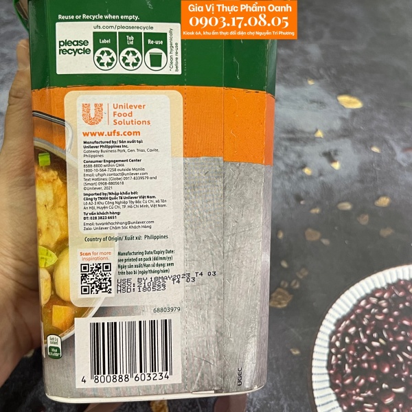 Súp nền thịt heo Knorr (1,5kg)
