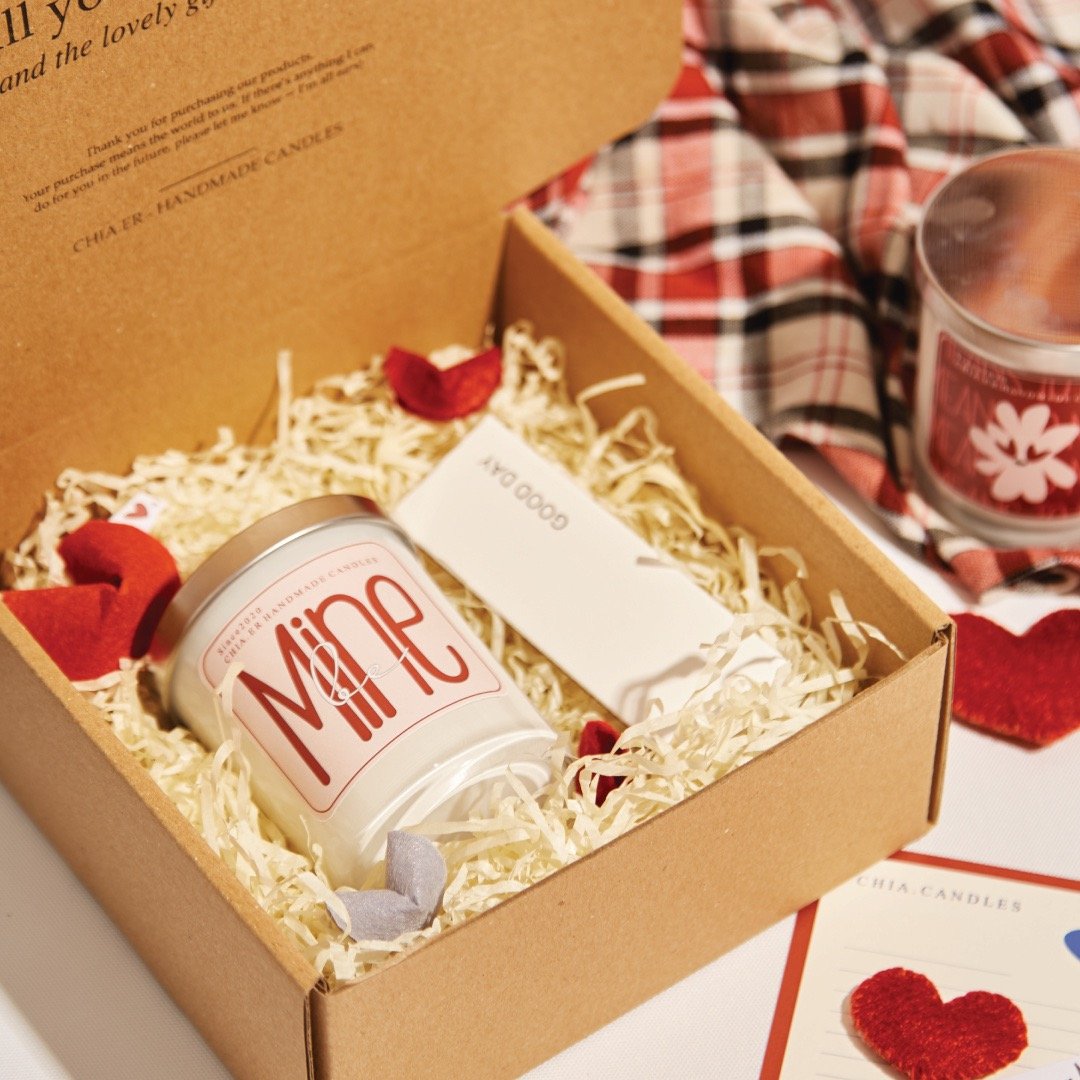 - Nến thơm BE MINE hũ thủy tinh 175g - Nến thơm sáp đậu nành Handmade Chia.kandles