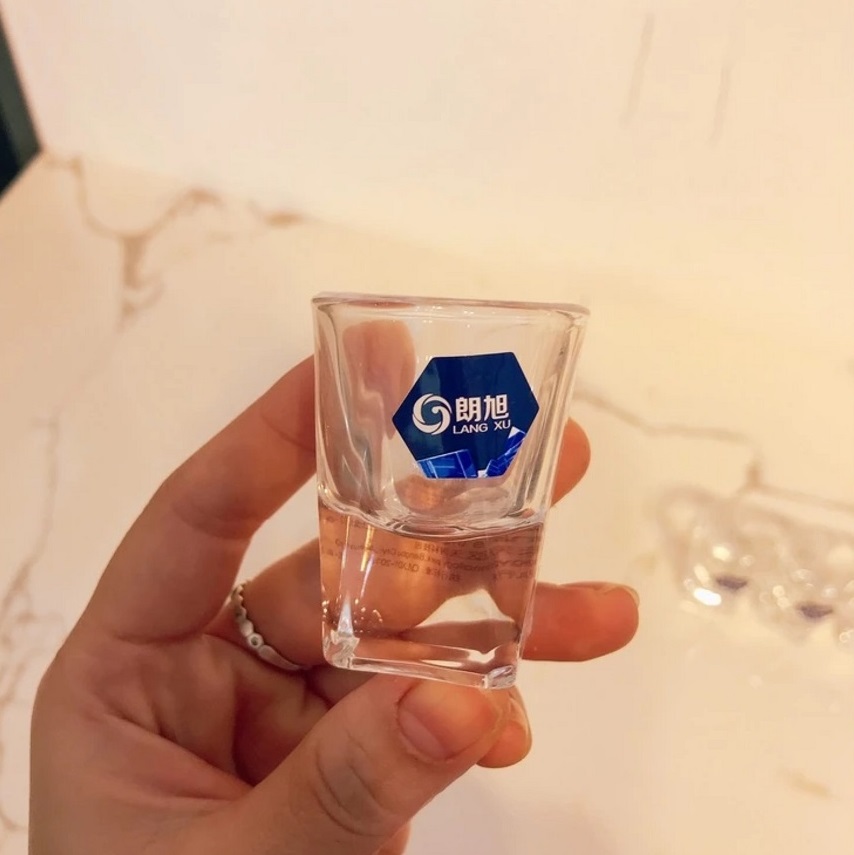 Bộ 6 ly rượu shot thủy tinh đế dày 22ml, ly cốc uống rượu thủy tinh, ly sot, chén uống rượu đế dày sang trọng
