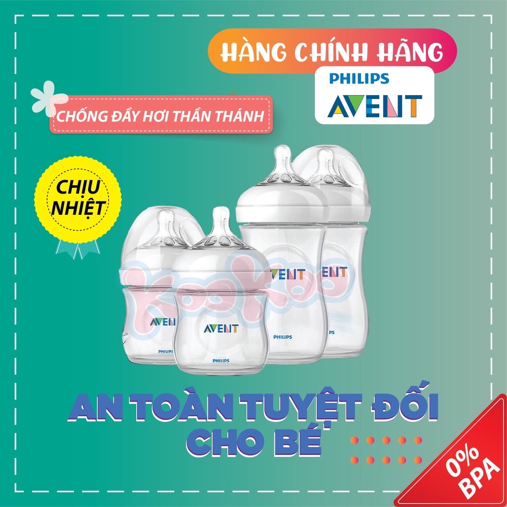 Bình sữa Philip Avent  Natural 125ml