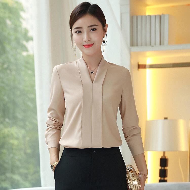 ÁO KIỂU CÔNG SỞ CỔ BẺ SIÊU HÓT