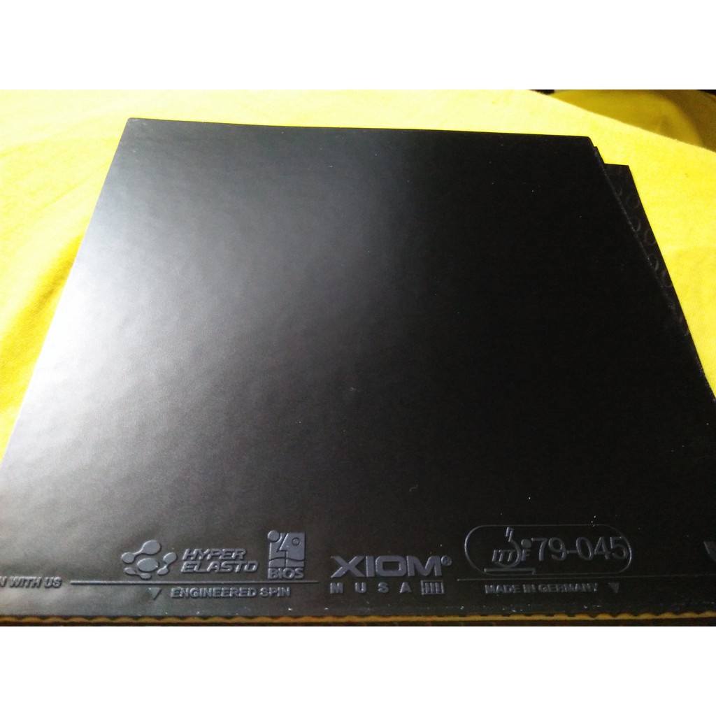 Mặt vợt bóng bàn xiom musa iii công nghệ hyper elasto made in germany 79-045