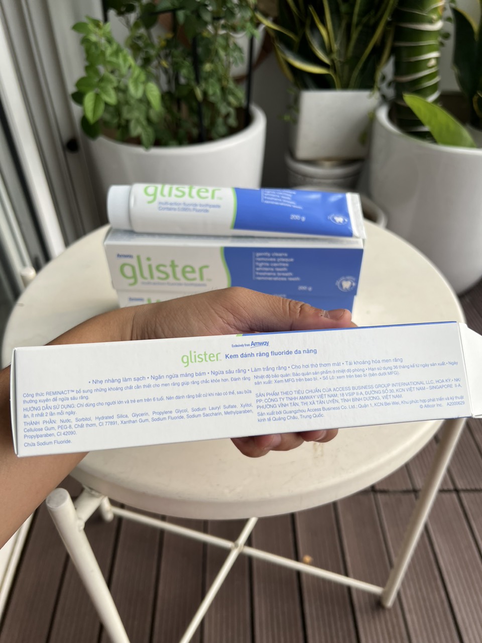 Kem đánh răng đa năng Glister (200gram, xuất xứ Mỹ, Hsd xa)