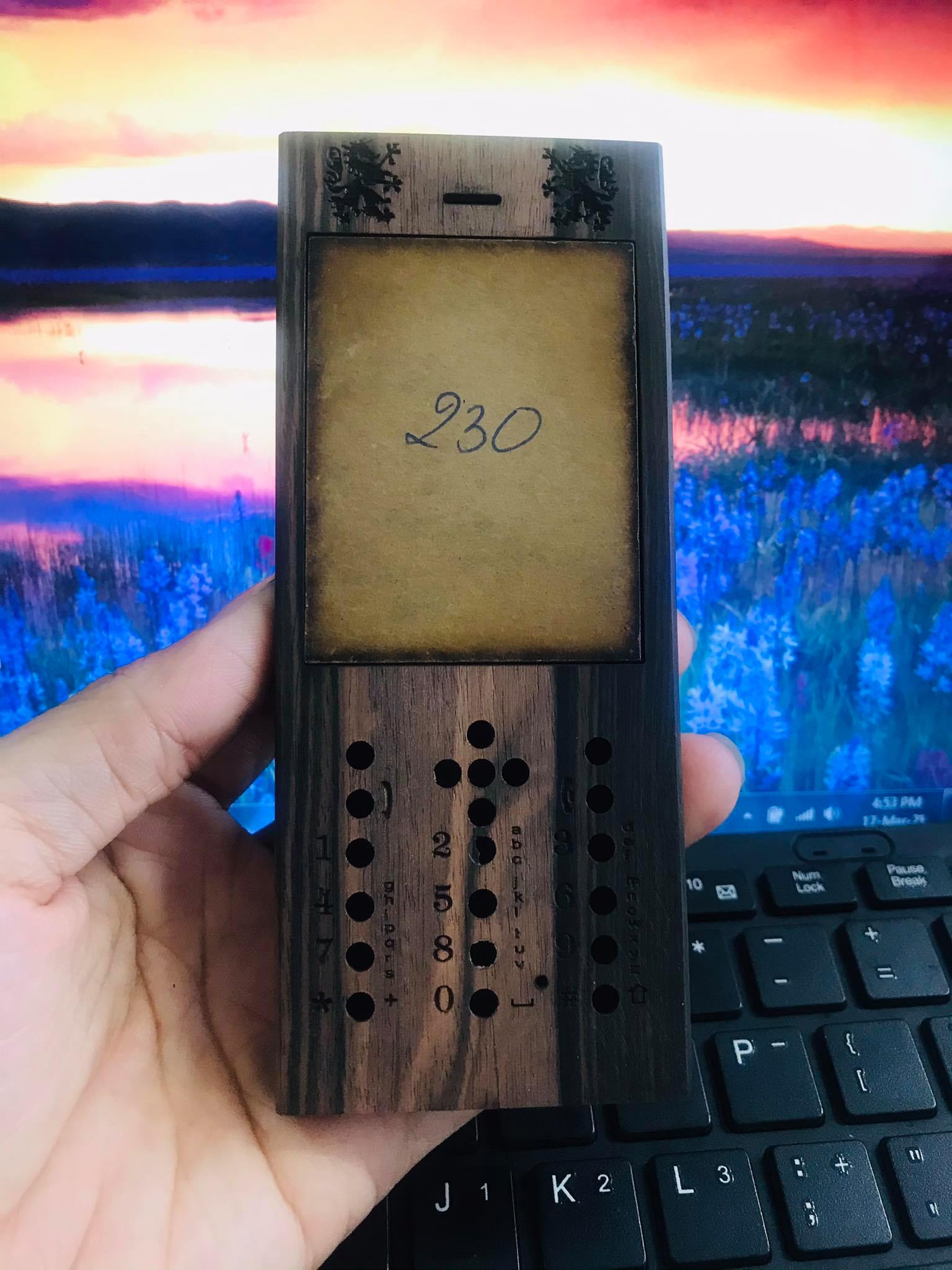 [HCM]Vỏ gỗ cho điện thoại Nokia 230 xịn