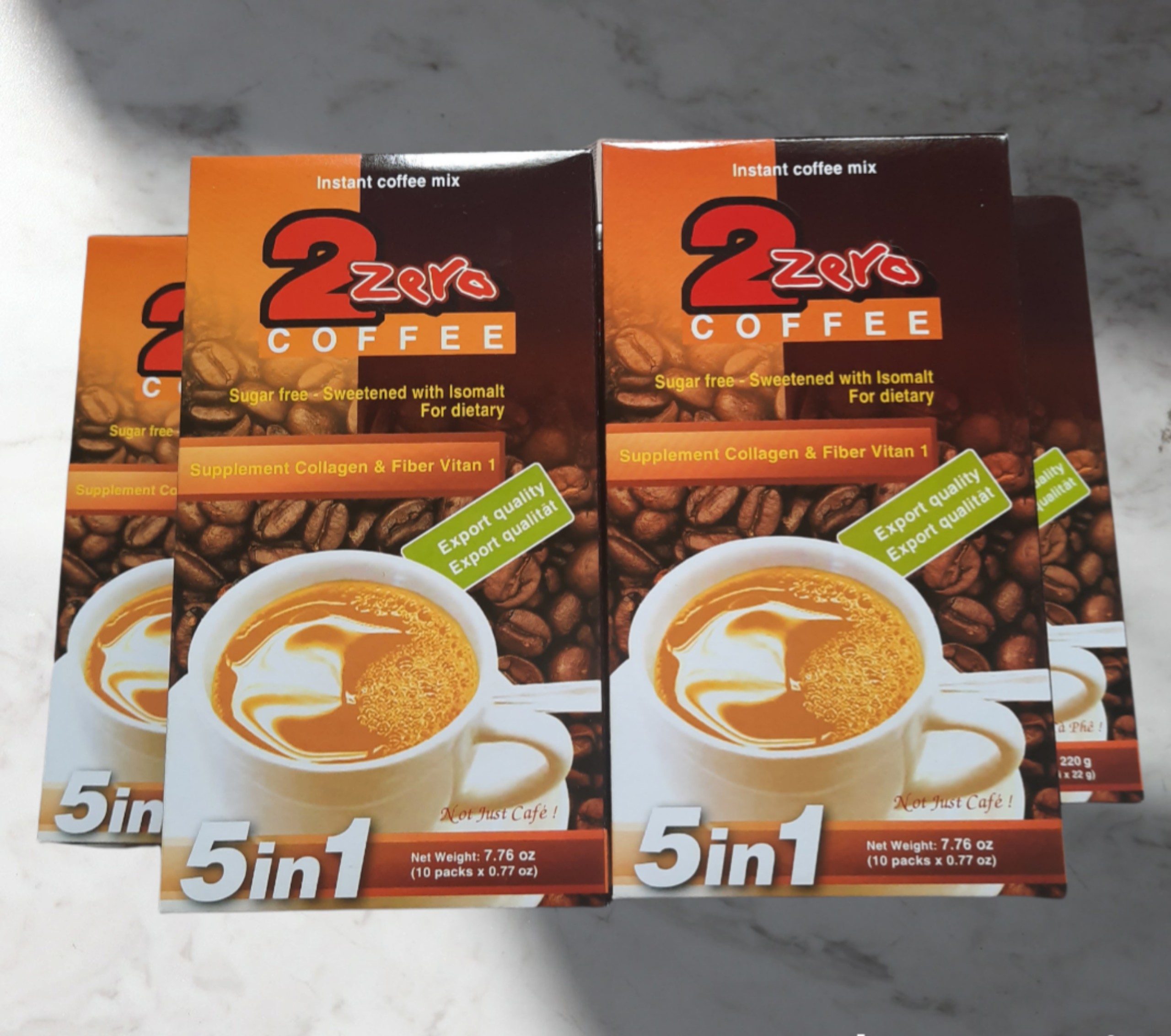 Cà phê sữa hòa tan Collagen 2 zero isomalt