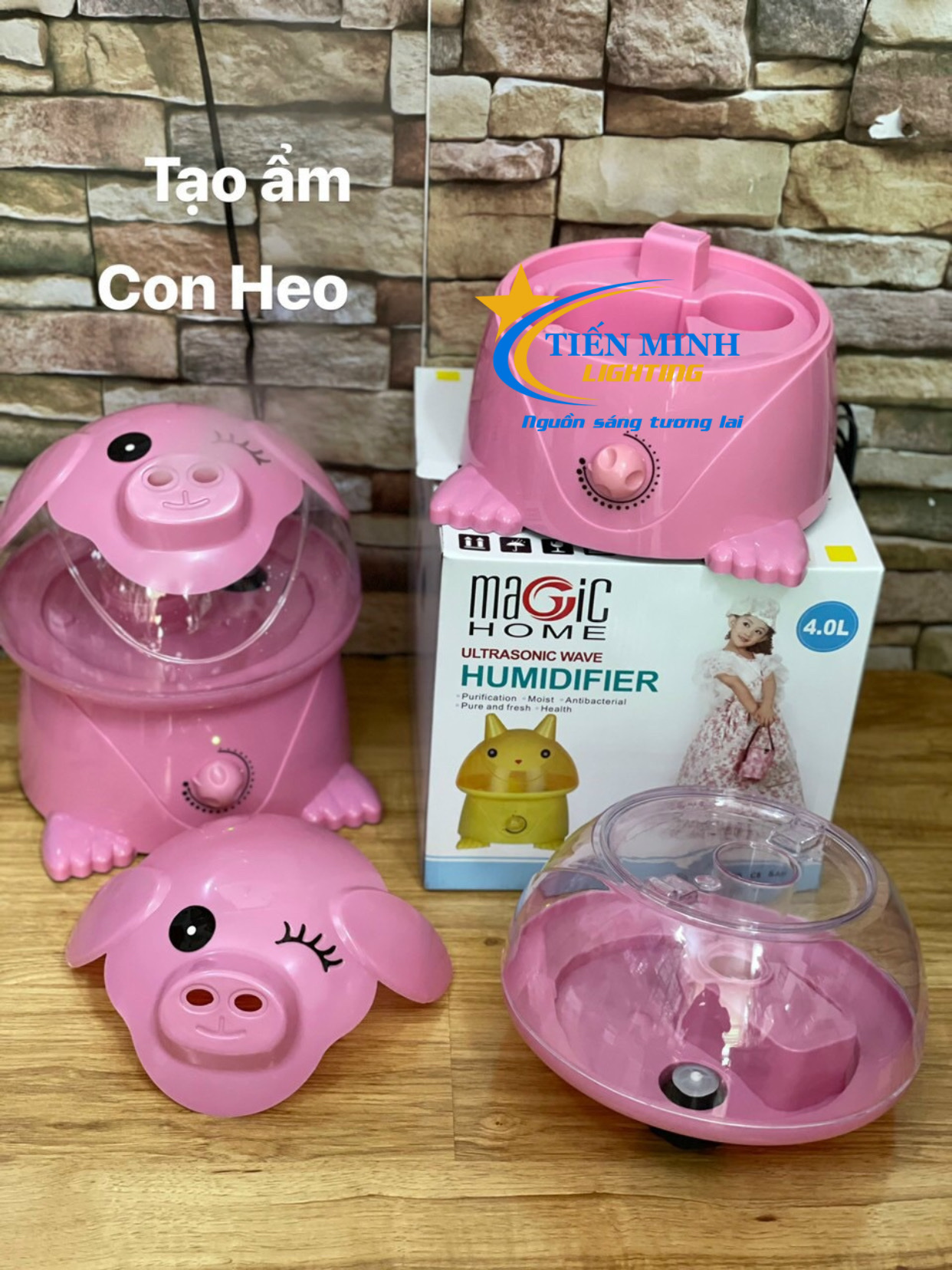 MÁY PHUN SƯƠNG TẠO ẨM HÌNH THÚ MAGIC HOME (giao hình ngẫu nhiên) - Bình 4 lít .