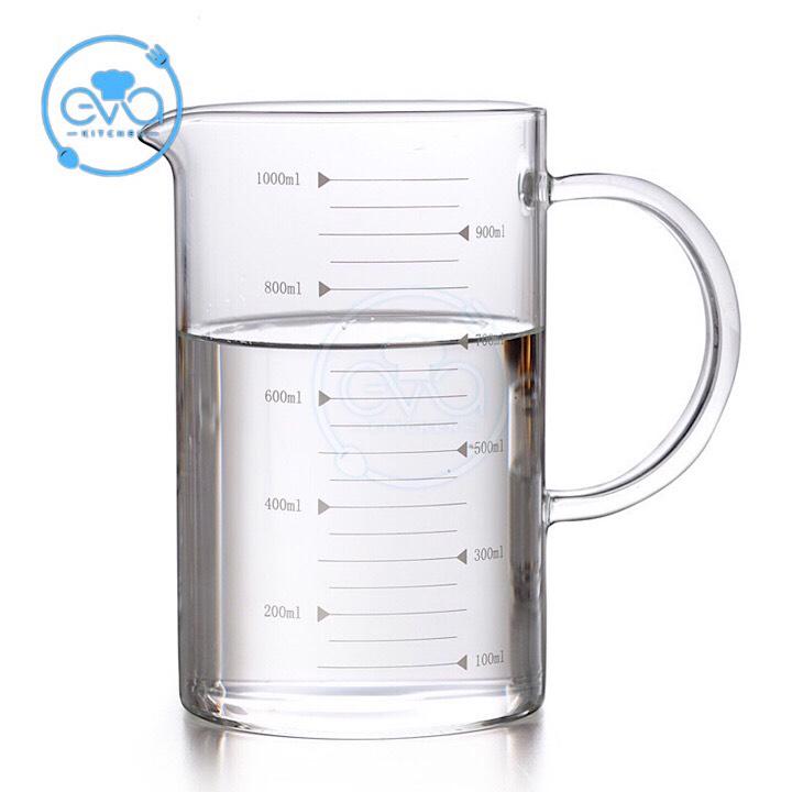 Ly Thuỷ Tinh Chia Vạch Đo Lường 1000 Ml