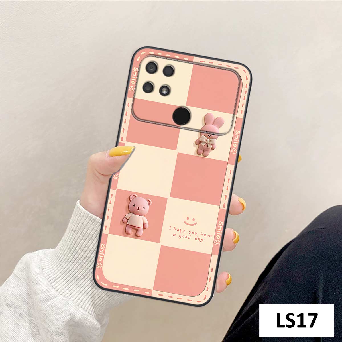 Ốp lưng điện thoại Xiaomi Poco C40 in hình gấu, kẹo dễ thương cute, phong cách độc lạ, vỏ ốp lưng cao cấp thời trang rẻ bền đẹp